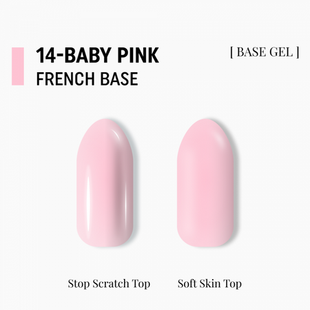 ADORE French Base Nr.14 - baby pink, 15 ml