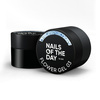 NAILSOFTHEDAY Flower Gel 03 - niebieski żel budujący z kwiatami, 15 ml