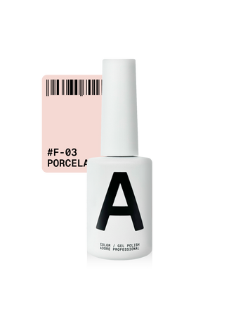 ADORE Lakier hybrydowy do frencha F-03 - porcelain, 12 ml