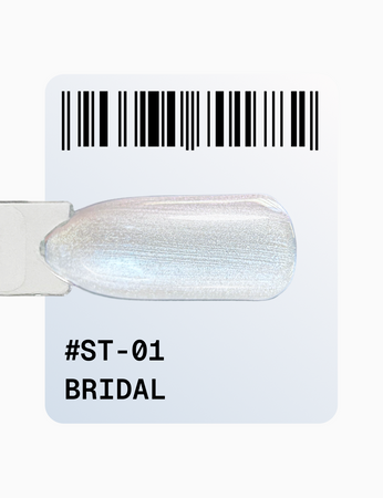 ADORE Lakier hybrydowy Satin Cat's Eye ST-01 - bridal, 12 ml
