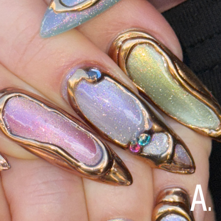 ADORE Lakier hybrydowy Cat's Eye Aura A-03, 8 ml