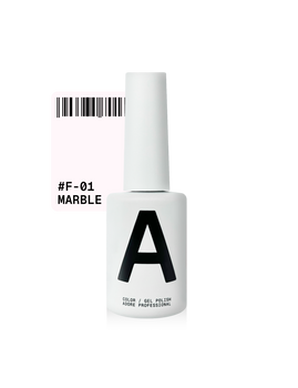 ADORE Lakier hybrydowy do frencha F-01 - marble, 12 ml