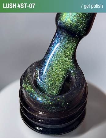  ADORE Lakier hybrydowy Satin Cat's Eye ST-07 - lush, 12 ml