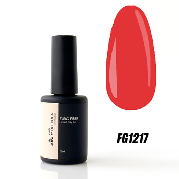 Molekula Professional Euro Fiber Gel FG1217 - chili red, 12ml