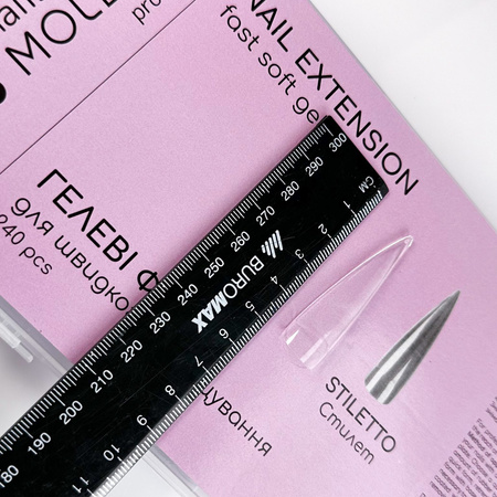 Molekula Professional Tipsy żelowe "Stiletto", 240 szt.