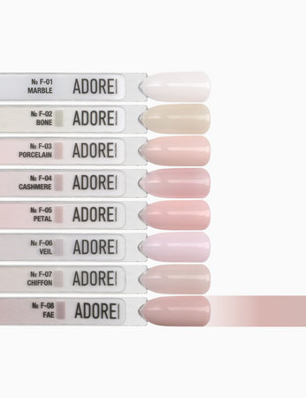 ADORE Lakier hybrydowy do frencha F-08 - fae, 12 ml