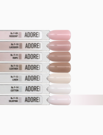 ADORE Lakier hybrydowy do frencha F-15 - silkpink, 12 ml