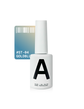  ADORE Lakier hybrydowy Satin Cat's Eye ST-04 - goldblue, 12 ml
