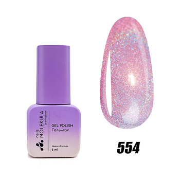 Molekula Professional Lakier hybrydowy Holographic Nr.554, 6 ml