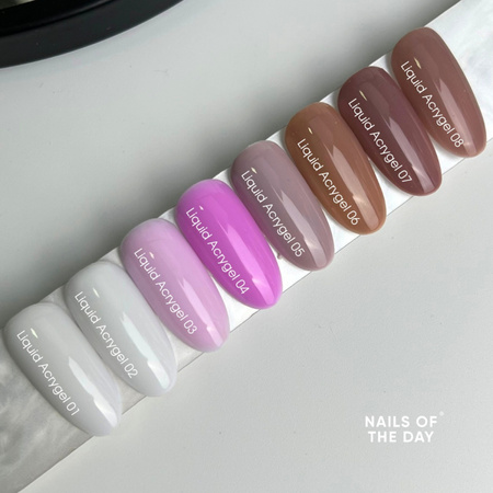 NAILSOFTHEDAY Liquid Acrygel 05 - zgaszony różowy płynny akrylożel, 15 ml