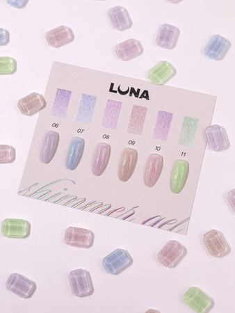LUNAmoon Shimmer Gel Nr.10 - żel budujący, 15 ml