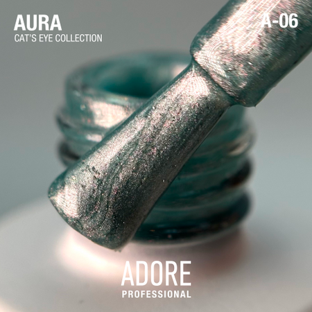  ADORE Lakier hybrydowy Cat's Eye Aura A-06, 8 ml
