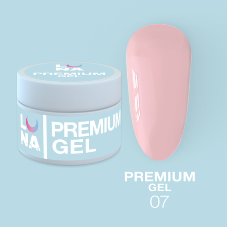 LUNAmoon Premium Gel Nr.07 - żel budujący, 15 ml